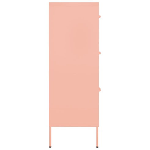 Lady Jillian -  Drawer Cabinet Pink 80x35x101,5 cm Steel